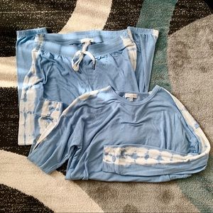 PJ Salvage Tie Dye Pajama Lounge Set